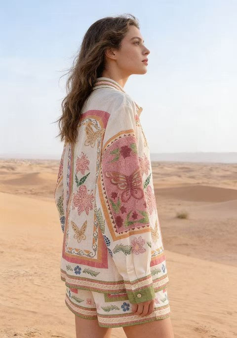 CLOSETO Floral Escape Co-Ord Set