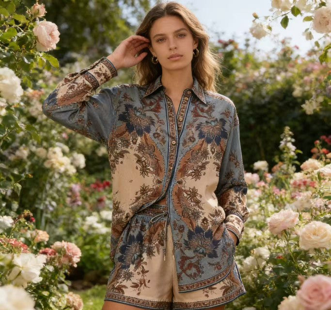 Closeto Desert Bloom Co-Ord Set