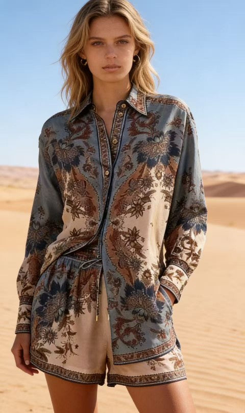 Closeto Desert Bloom Co-Ord Set