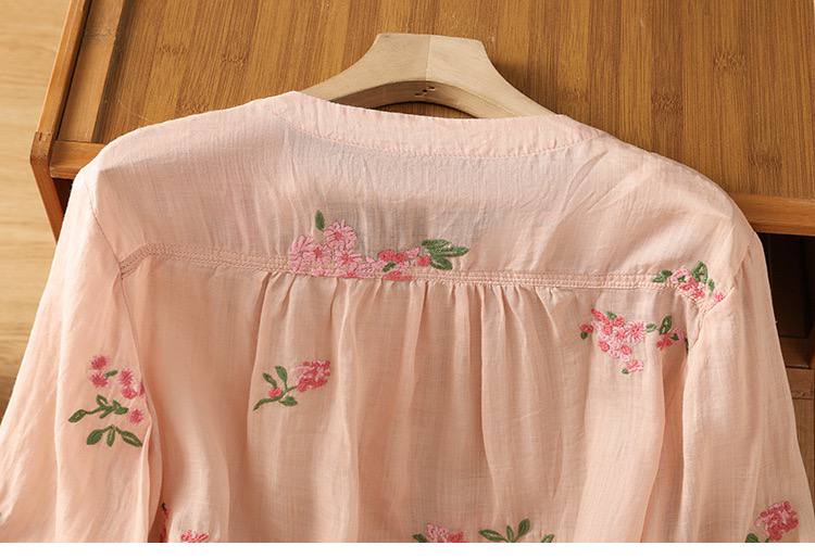 Pure Cotton Top With Elegance Embroidered Top
