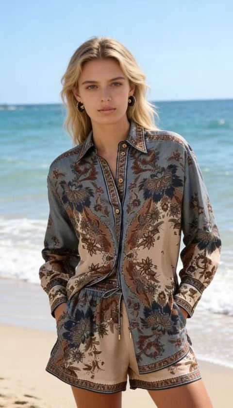 Closeto Desert Bloom Co-Ord Set