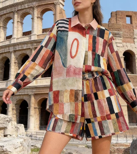 Closeto Abstract Mosaic Co-Ord Set