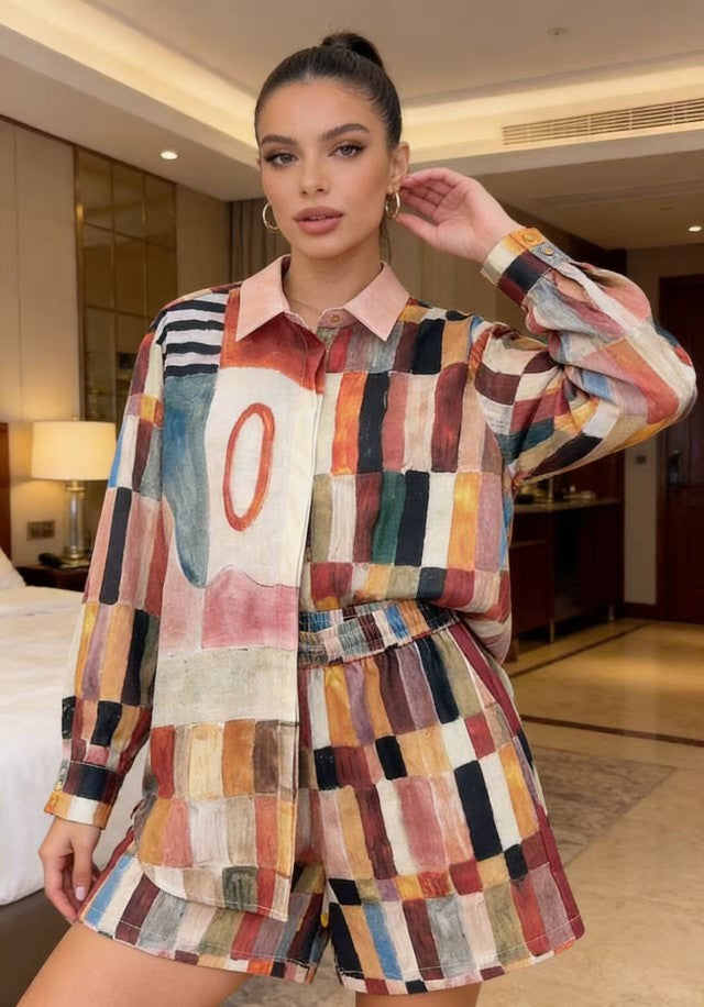Closeto Abstract Mosaic Co-Ord Set
