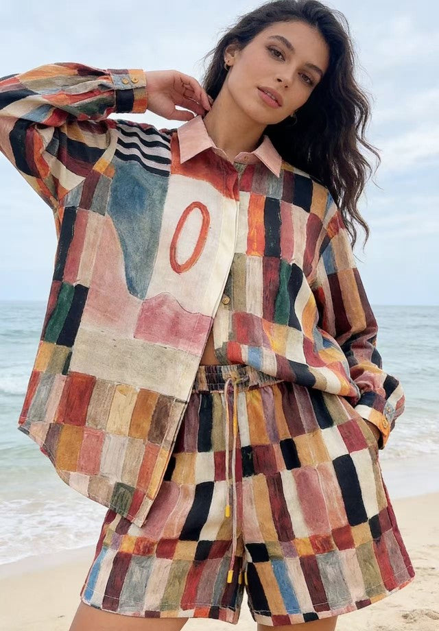 Closeto Abstract Mosaic Co-Ord Set