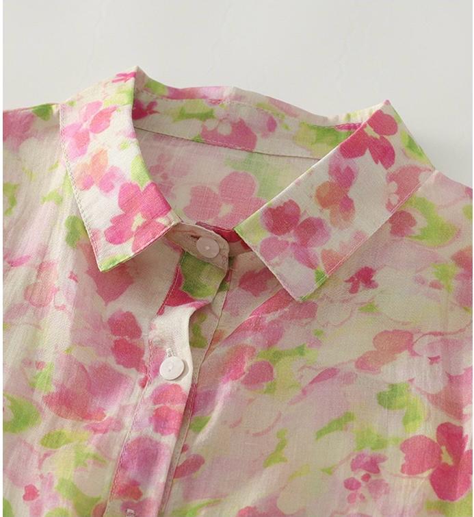 Pure Cotton Printed Full Sleeve Casual Shirt