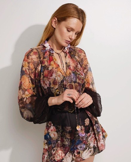 Noir Paisley Luxe Co-Ord Set